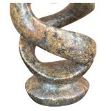LR - Shona Serpentine Stone Sculpture Ukama Dancing Couple