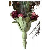 LR - Mixed Faux and Dried Floral Wreaths and Sprays