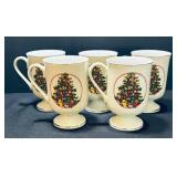 K - CCCC Christmas Tree Mugs (Lot of 5)