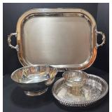 FR - Silver-Plated Serving Pieces (Lot of 3)