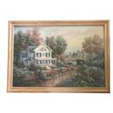 BR1 - Vintage Carl Valente Island Home Print