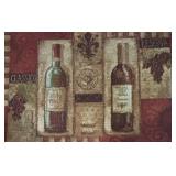 LR - Wine Motif Rug 30 X 47 in