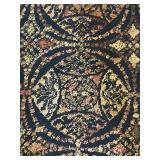 H - Patterned Area Rug 63 X 90 in