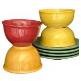 LR - TableTops Gallery Corsica Plates & Bowls Mixed Lot