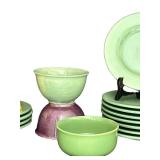 LR - TableTops Gallery Corsica Plates & Bowls Mixed Lot