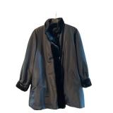 HC - Reversible Faux Fur Black Jacket