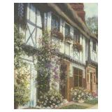 LR - Signed Framed English Village Print
