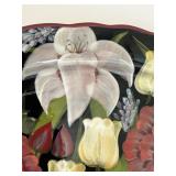 LR - Vintage Crossfield International Floral Platter