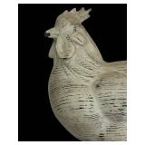 LR - Distressed Rooster Figurine