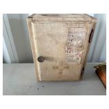 Wooden First Aid Box.