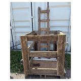 Forklift Wooden Cage