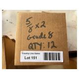 12- 5/8 x 2 Grade 8