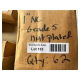 62- 1" NC Grade B Nut Plated