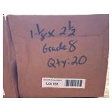 20- 1 1/8 x 2 1/2 Grade 8
