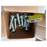9 Heavy Duty Hitch Pins with Safety Clips