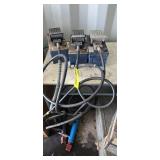 3 Air over hydraulic pumps  with 2 cylinders