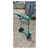 Green Oxy Acetylene torch cart