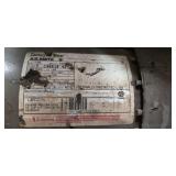2 Electric Motors 1 hp