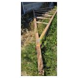 Roof trusses 5 trusses 24 ft   1 gable 4 regular