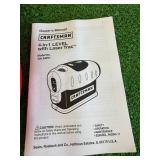 Craftsman 4 in 1 Level with Laser Trac