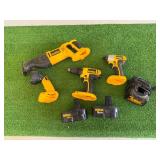 DeWalt 18 Volt Tools, Charger & 2 Batteries