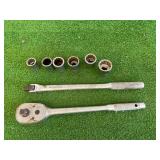 3/4" Ratchet, Breaker & Sockets