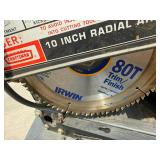 Craftsman 10" Radial Arm Saw on Rolling Stand