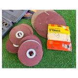 Mixed Lot Tools, Bits, Sanding Discs