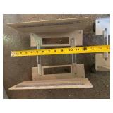 Pair Adjustable Rolling CPU Tower Stands Metal Computer Holders