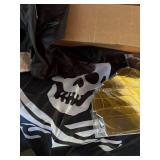 Pirate Party Supplies Lot Flags Gold Coins Favor Boxes Nets Decor