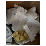 Pirate Party Supplies Lot Flags Gold Coins Favor Boxes Nets Decor