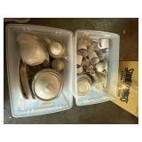 Pfaltzgraff Stoneware Dinnerware & Serveware Mixed Lot in 2 Totes