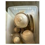 Pfaltzgraff Stoneware Dinnerware & Serveware Mixed Lot in 2 Totes