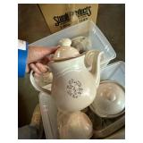 Pfaltzgraff Stoneware Dinnerware & Serveware Mixed Lot in 2 Totes