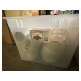Pfaltzgraff Stoneware Dinnerware & Serveware Mixed Lot in 2 Totes