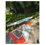 Vintage Windsurfer Board Sail Boom Mast Set See Photos