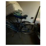 Pair of Vintage Schwinn Collegiate Blue Step-Through Bicycles
