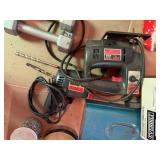 Mixed Garage Tool Lot Craftsman Grinder Skil Saws Hand Tools Shop