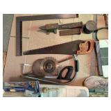 Mixed Garage Tool Lot Craftsman Grinder Skil Saws Hand Tools Shop