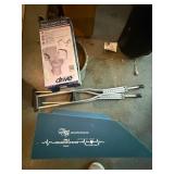 Medical Supplies: Drive Toilet Safety Rail, Crutches, Leg Wedge, Walking Boot Lot