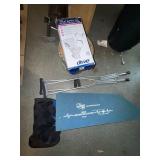 Medical Supplies: Drive Toilet Safety Rail, Crutches, Leg Wedge, Walking Boot Lot