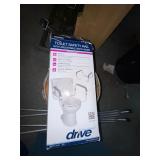 Medical Supplies: Drive Toilet Safety Rail, Crutches, Leg Wedge, Walking Boot Lot