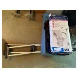Medical Supplies: Drive Toilet Safety Rail, Crutches, Leg Wedge, Walking Boot Lot