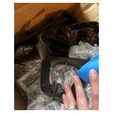 Mitel 5330e IP Phone & Light Fixture Parts Mixed Box Lot As Is