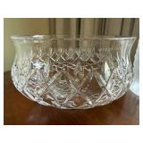 Decorative Glass Vase & Etched Scripture Bowl 2 Pc Lot Good Cond