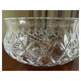 Decorative Glass Vase & Etched Scripture Bowl 2 Pc Lot Good Cond
