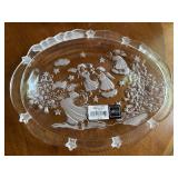 Mikasa Holiday Lights Glass Sweet Dishes - Set of 4 w/ Boxes
