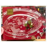 Mikasa Holiday Lights Glass Sweet Dishes - Set of 4 w/ Boxes