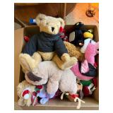 Mixed Plush Stuffed Animal Lot TY Beanie Babies Holiday Animals 20+