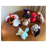 Mixed Plush Stuffed Animal Lot TY Beanie Babies Holiday Animals 20+